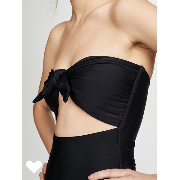 NWOT MIKOH Lana Tie Front One Piece Swimsuit X-Small - Picture 10 of 10